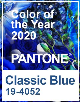 Pantone Colour of the Year for 2020 Wedding Flowers - Classic Blue